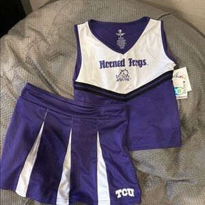 TCU youth XL- Cheerleading Outfit